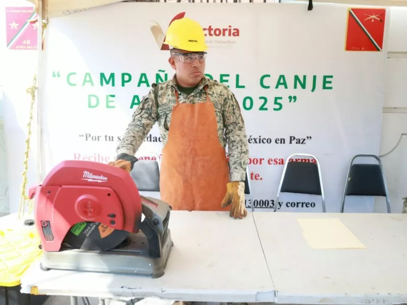 El 21 de febrero concluye campaña de canje de armas en Ayuntamiento