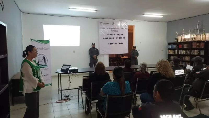 Recibe Cedes-Reynosa capacitación en materia de los derechos humanos