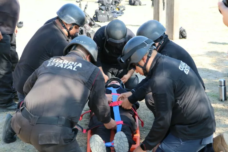 Ultima Guardia Estatal primer bloque del curso de medicina táctica policial