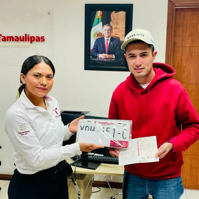 Facilitan trámite de placas y derechos a los tamaulipecos radicados en NL
