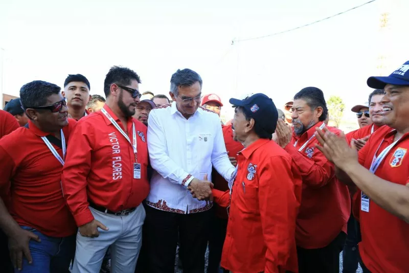 Inauguran Américo, SICT y CPKC el puente ferroviario en Nuevo Laredo