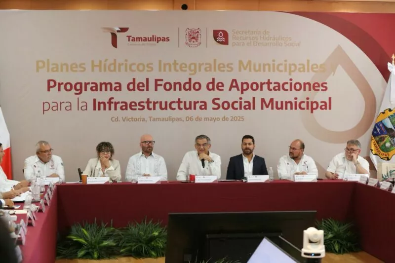 Impulsa Américo Villarreal proyectos municipales de infraestructura hídrica