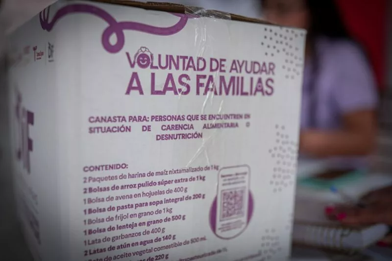 Auxilia DIF Tamaulipas a 66 mil 300 personas con canastas alimentarias
