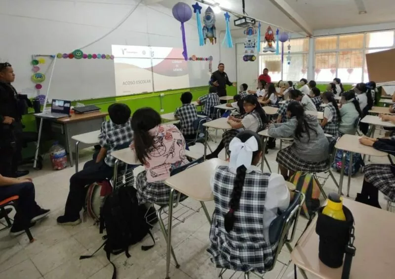 Mantiene Guardia Estatal de Género proximidad con alumnos de primaria