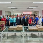 Rector de la UAT equipa centros de cómputo en unidades de la frontera