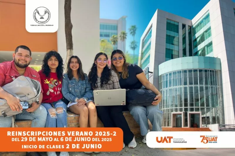 Anuncian proceso de reinscripciones en la UAT para ciclo de verano 2025