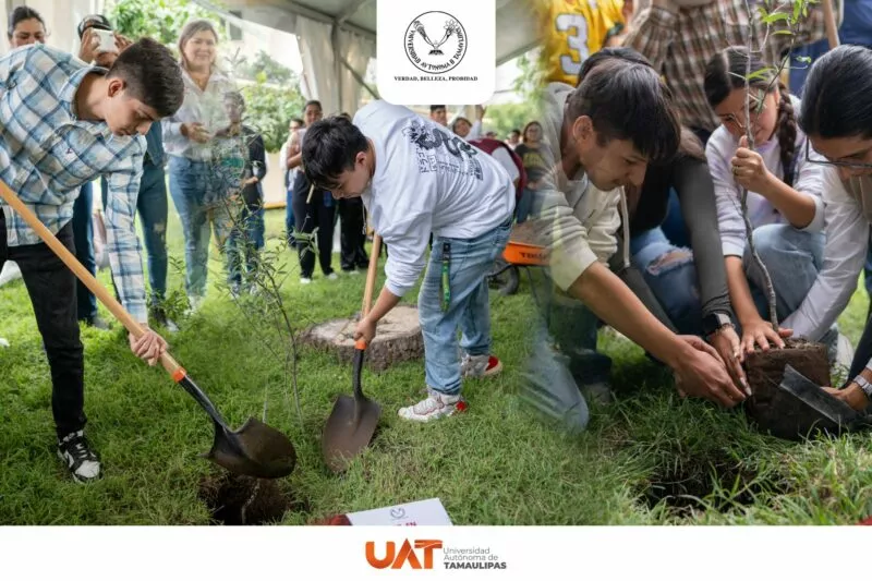 Impulsa la UAT programa ambiental Jardines de Carrera: plantará árboles