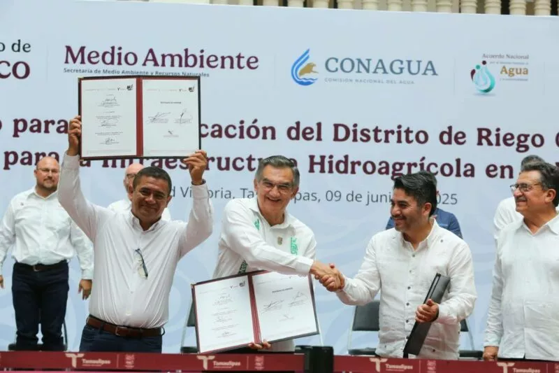 Suscriben modernización del campo tamaulipeco con histórica inversión