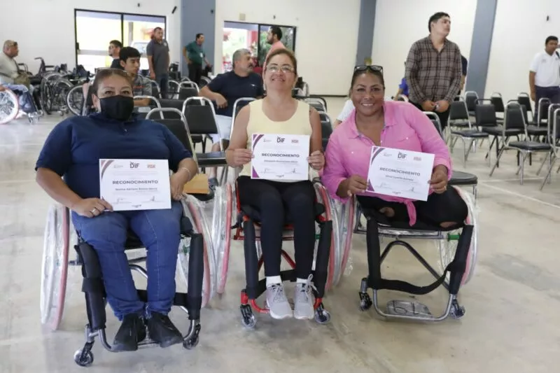 Realiza el DIF Tamaulipas capacitación en sillas de ruedas a discapacitados