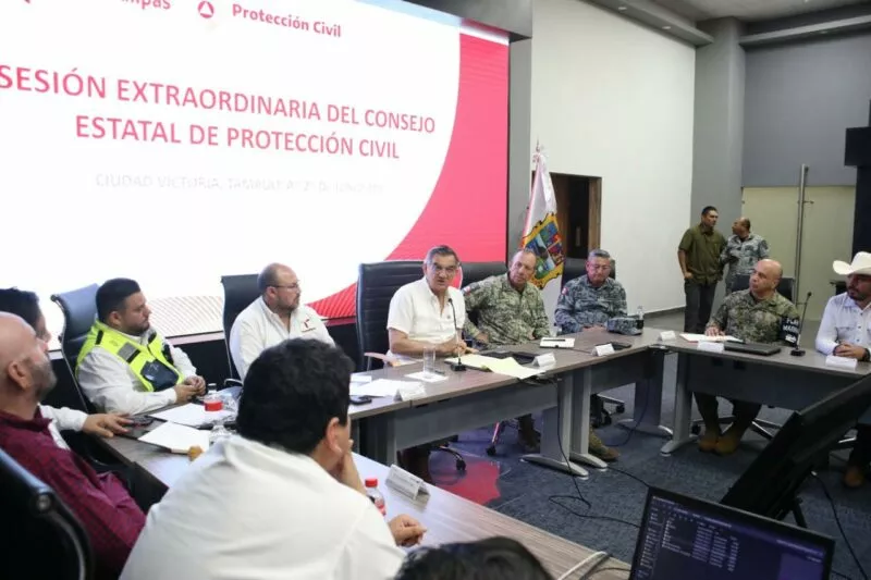 Ordena gobernador Américo Villarreal reforzar acciones preventivas por lluvia