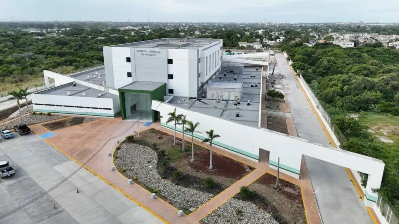 Avance del 88 en construcción del nuevo Hospital General de Madero