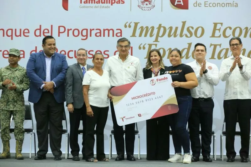 Américo Villarreal entrega apoyos a emprendedores por más de 33 mdp