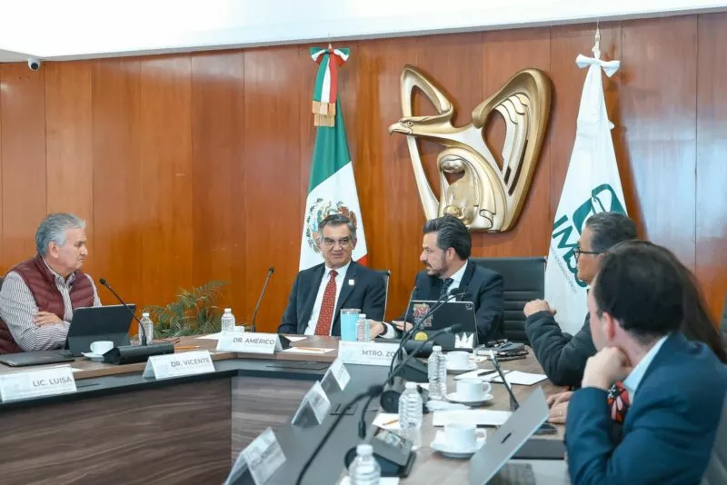 El gobernador y el director general del IMSS fortalecerán la seguridad social