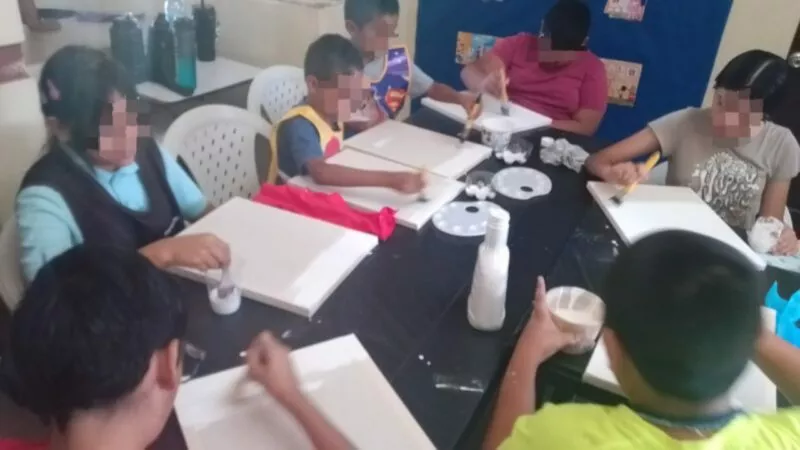Fomenta SSPT cultura de paz a niñas y niños con el taller ‘Pinta tu verano’