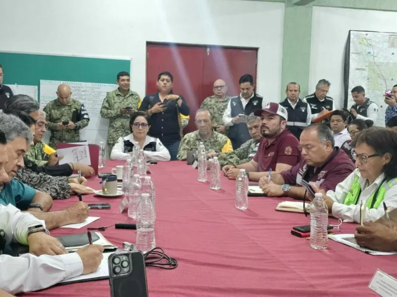 Llega coordinadora nacional de PC al sur de Tamaulipas para evaluar daños