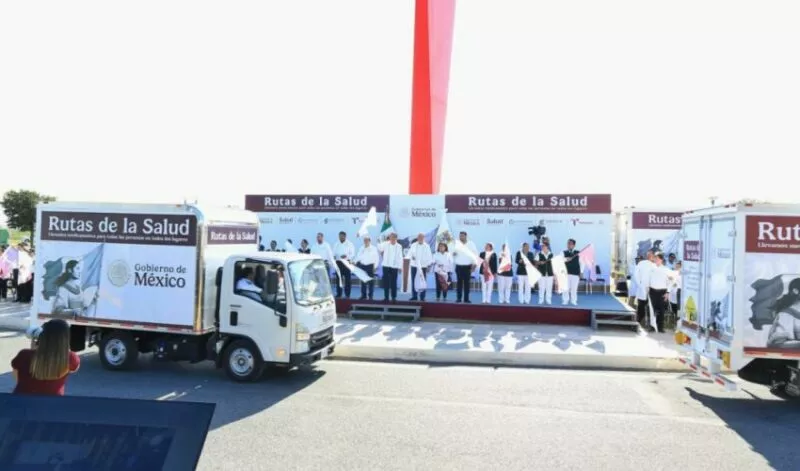 Da Américo banderazo histórico a Rutas de la Salud en Tamaulipas