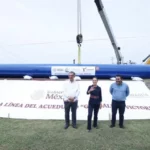 Presidenta Sheinbaum supervisó construcción del nuevo acueducto