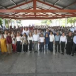 Entrega alcalde aula educativa en el arranque del ciclo escolar en Victoria