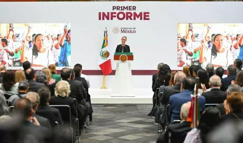 Asiste Américo al primer informe de la presidenta Claudia Sheinbaum Pardo