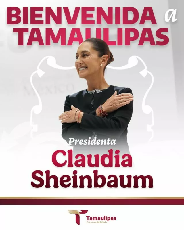 Tamaulipas avala buenos resultados de la Presidenta Claudia Sheinbaum