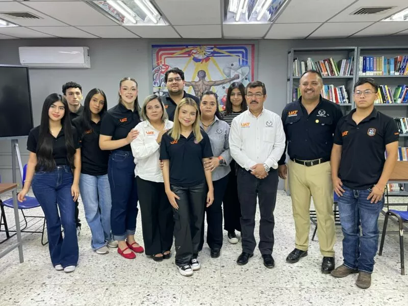 Sostiene rector de la UAT encuentro con los estudiantes de Valle Hermoso