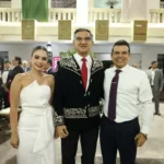 Asisten Lalo y Lucy a ceremonia del Grito de la Independencia de México
