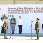 Nuevo comandante interino en la 48 zona militar; atestigua el gobernador