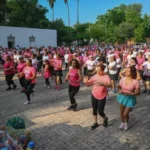 Un éxito Zumbaton Rosa en Victoria organizado por el DIF municipal