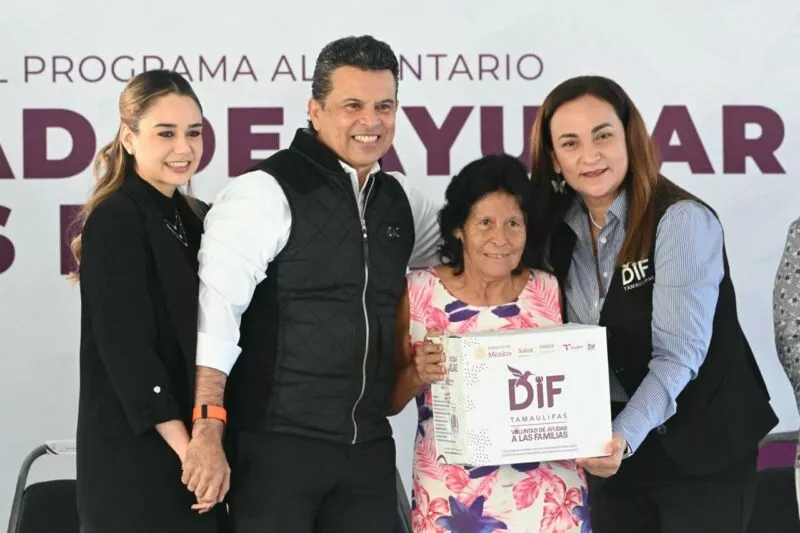 Inicia DIF Victoria cuarta entrega de apoyos alimentarios al adulto mayor