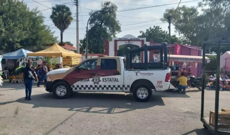 Se desarrolla operativo de seguridad por el Día de Muertos en Tamaulipas