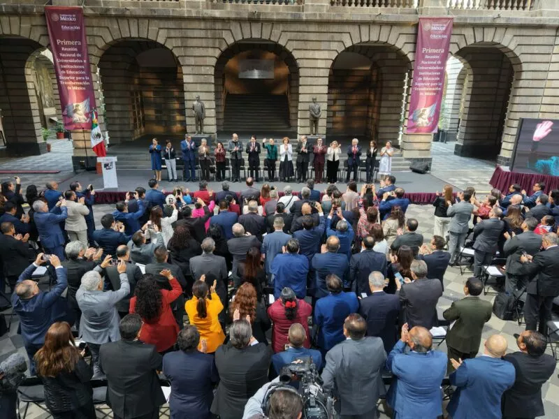 Rector de la UAT asiste a reunión de universidades con Claudia Sheinbaum