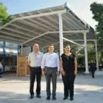 Con techumbre en escuela beneficia Gattás a estudiantes escuela primaria