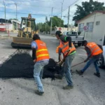 Aplica Municipio de Victoria plan de bacheo durante el fin de la semana
