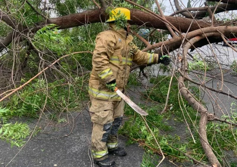 Atiende alcaldía reportes ciudadanos por las afectaciones del vendaval