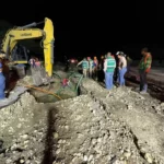 Intensa fuga de agua por perforación al acueducto; Comapa toma medidas