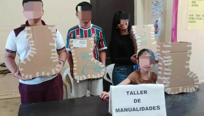 Impulsa DEMA taller de manualidades juveniles contra violencia en Reynosa