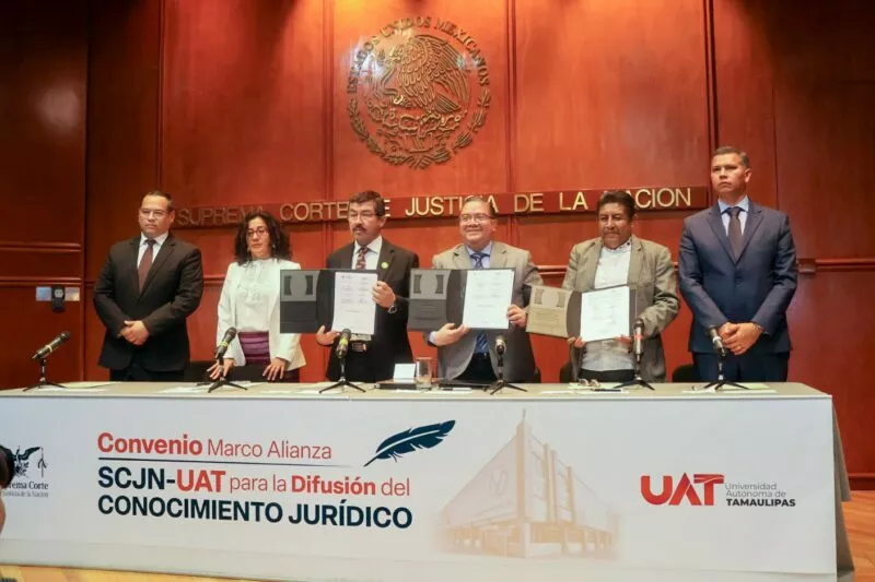 La UAT y la SCJN firman alianza para la difusión del conocimiento jurídico