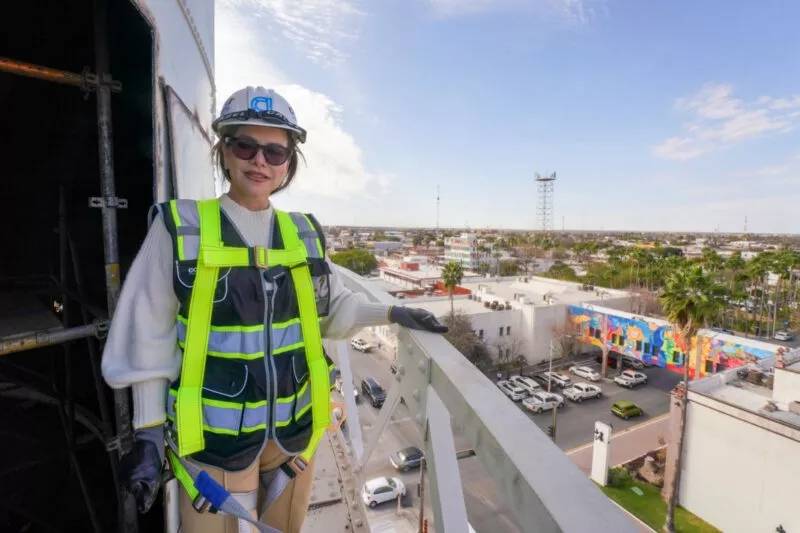 Supervisa alcaldesa Canturosas obra del Museo de Ciencia y Tecnología