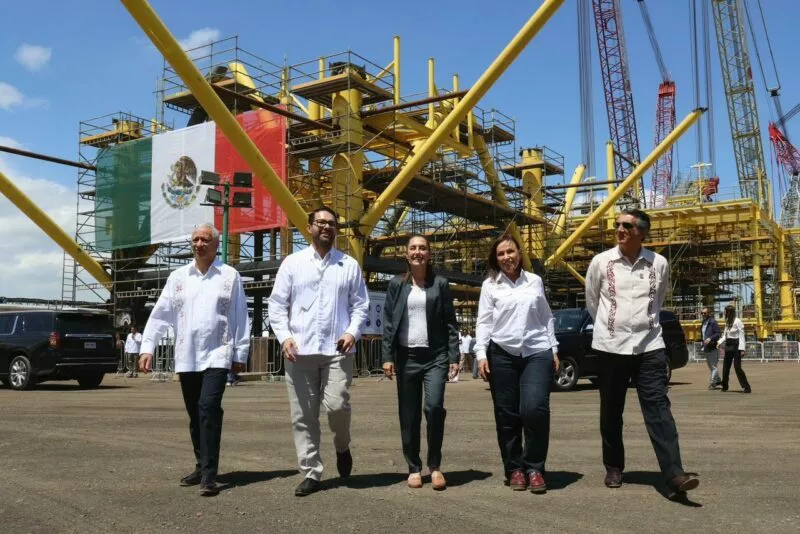 Sheinbaum Pardo y Américo Villarreal conmemoran la expropiación petrolera