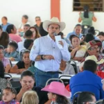 Celebra Lalo Gattás 101 aniversario del ejido Congregación Caballeros