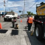 Llega bacheo a las colonias Nacozari, Del Periodista y Las Palmas, este mes