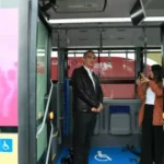 Supervisa gobernador unidades del nuevo sistema de transporte público