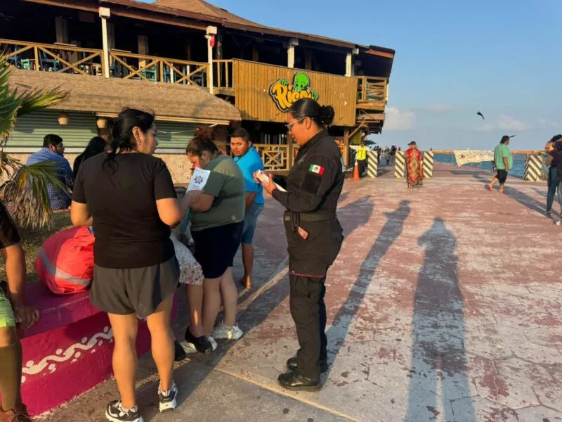 Implementa Guardia Estatal campaña contra la violencia familiar en las playas