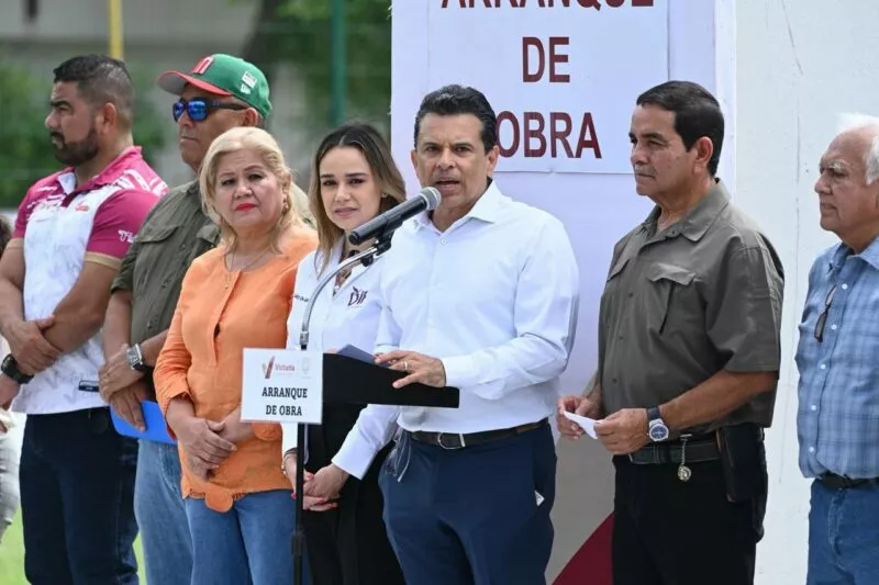 Arranca Lalo Gattás remodelación del parque de softbol de la Miguel Alemán