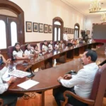 Recibe Lalo Gattás a niños victorenses que irán a evento nacional de rondallas