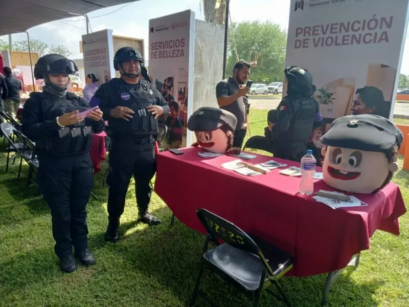 Refuerza la Guardia Estatal de Género acciones de proximidad en Matamoros