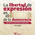 Américo: “Libertad de expresión, alma de la democracia y la conciencia crítica”