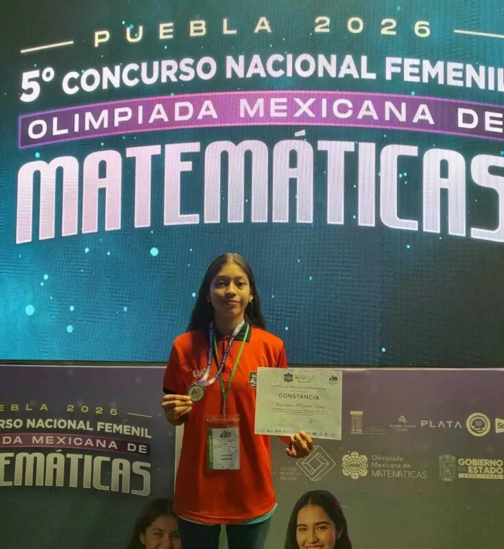 Destaca alumna de la UAT entre las jóvenes con más talento matemático