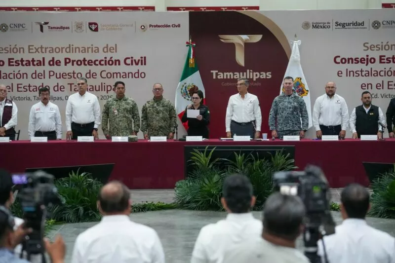 Participa rector Dámaso Anaya en la instalación de comando contra ciclones