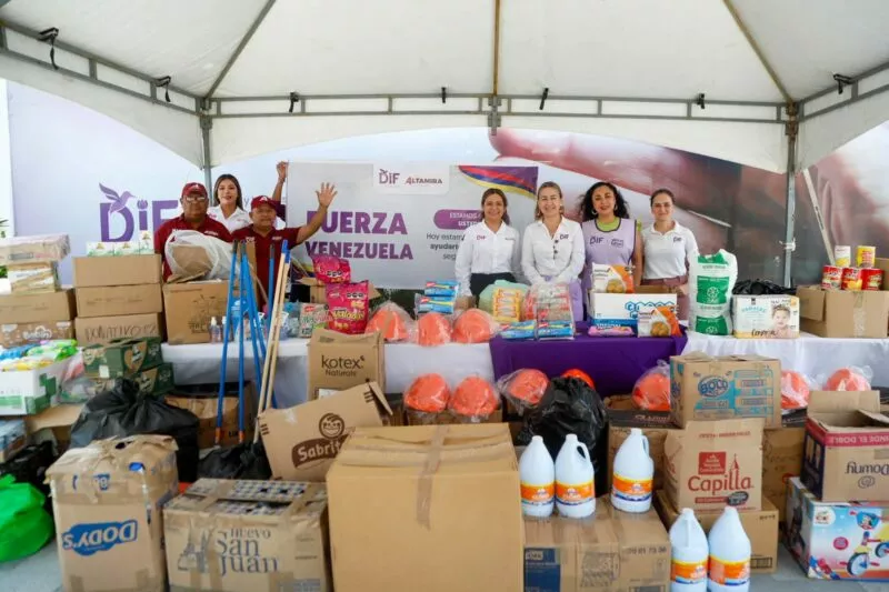 Recolecta el DIF Tamaulipas cerca de 15 toneladas de ayuda para Venezuela